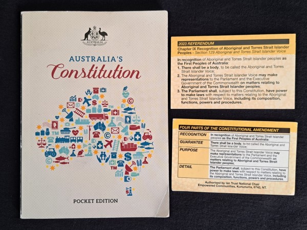 Australian Constitution with proposed Voice Amendment