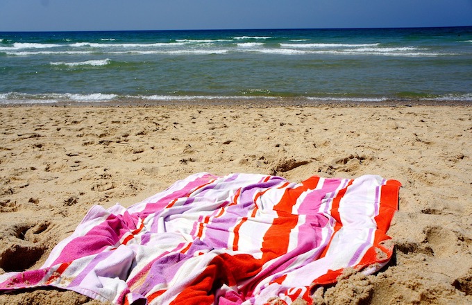 Escape to beach towel